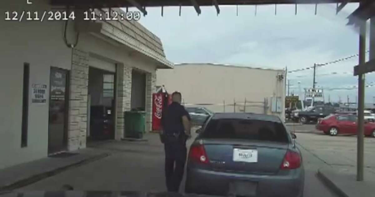 A Victoria police officer is under investigation after using a stun gun on a 76-year-old man after pulling him over Thursday for an expired inspection sticker. Nathanial Robinson, a 23-year-old hired in 2012 after graduating from the police academy, was placed on administrative duty Friday while the Victoria Police Department determines whether Robinson violated the department's use of force policy, Victoria Police Chief J.J. Craig told the Victoria Advocate.