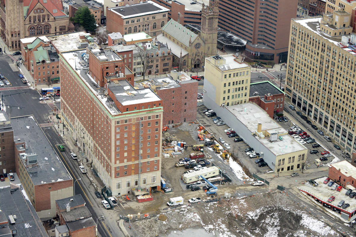 Albany Convention Center bridge link installed