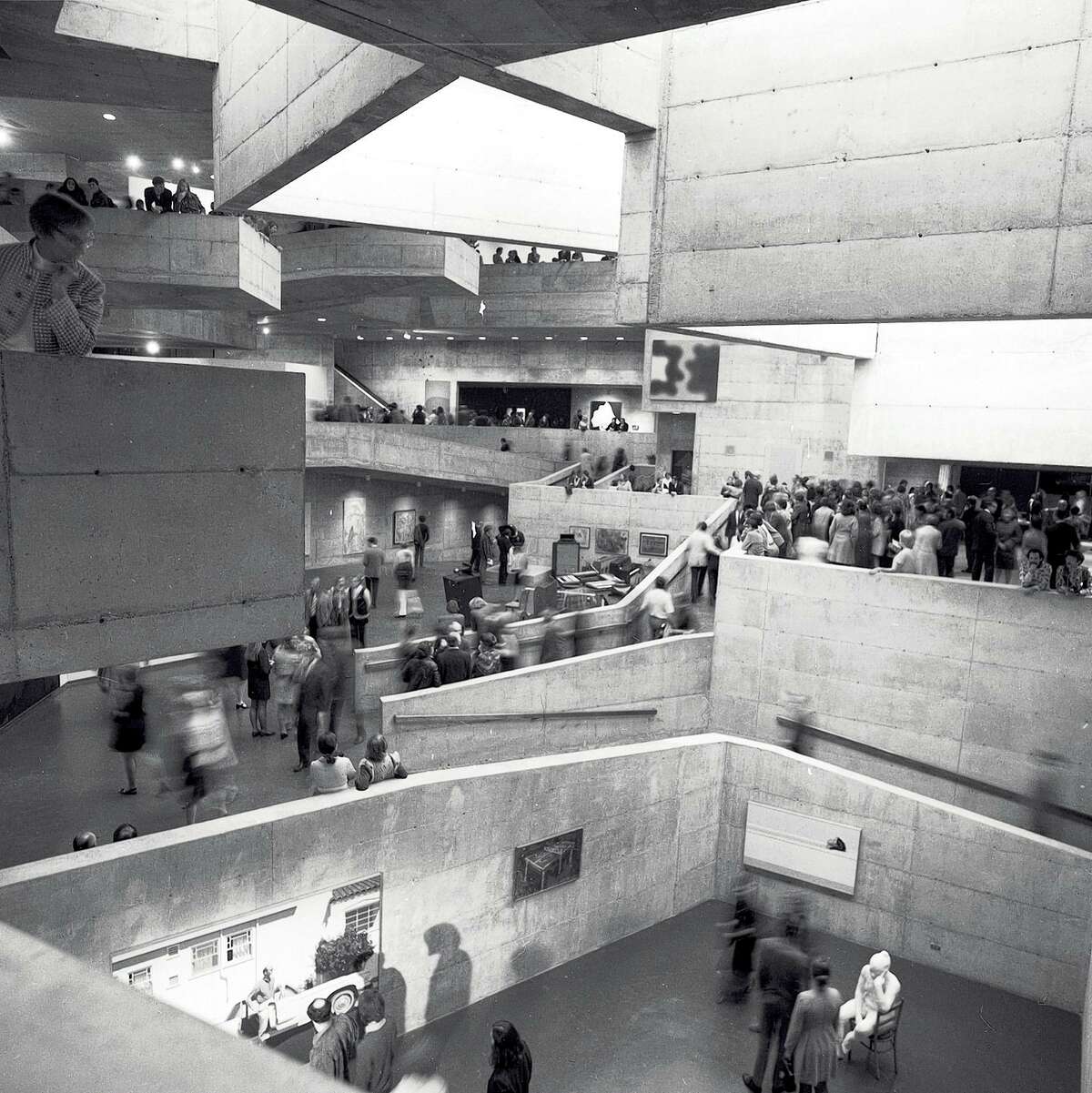 the opening University of California Art Museum, which opened November 1970 Photo taken November 5, 1970