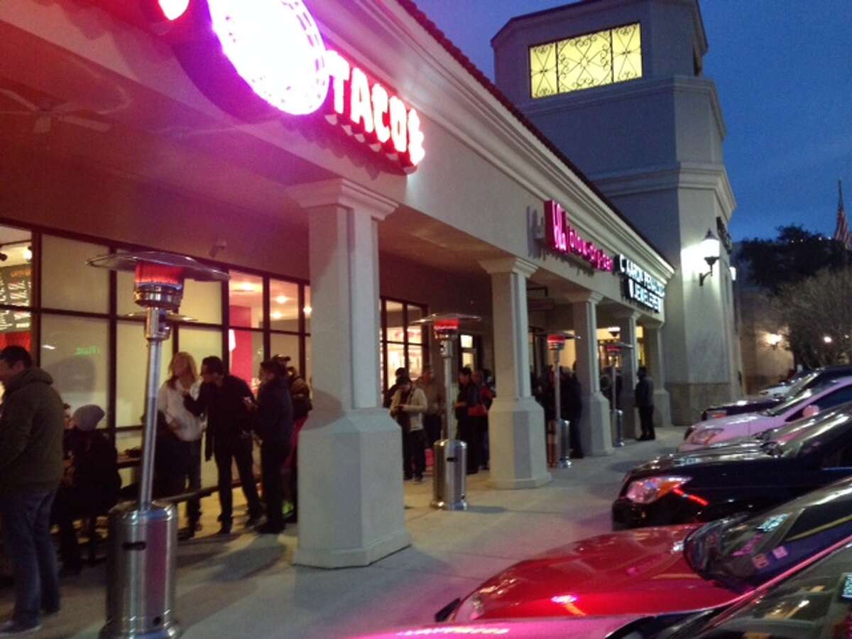 Fans of the popular Austin-based taco restaurant Torchy's Tacos lined up on Wednesday, Dec. 17, at The Shops at Lincoln Heights, as its first San Antonio location opened its doors. The restaurant has a cult following and is known for its unique take on traditional tacos.