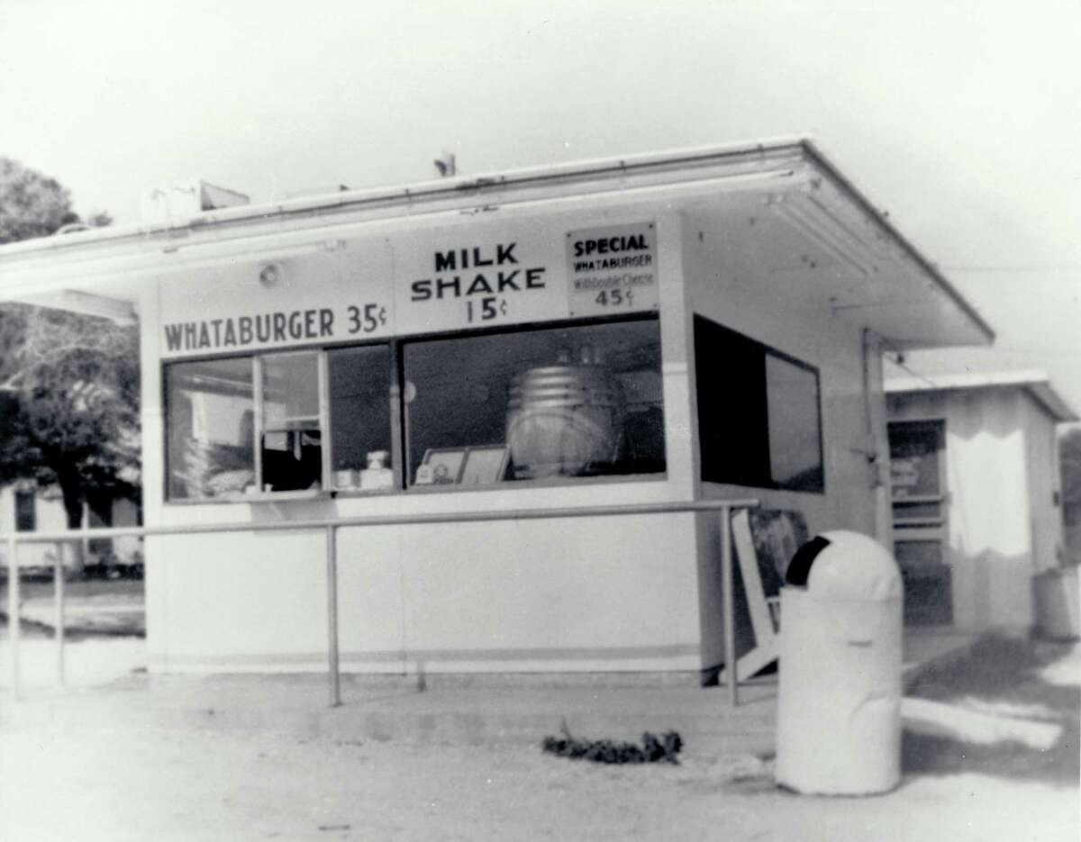 Behold, the world's first Whataburger was located on Ayers Street in Corpus Christi, pictured here on August 8, 1950. While the original building is long gone, the original recipe remains in tact.