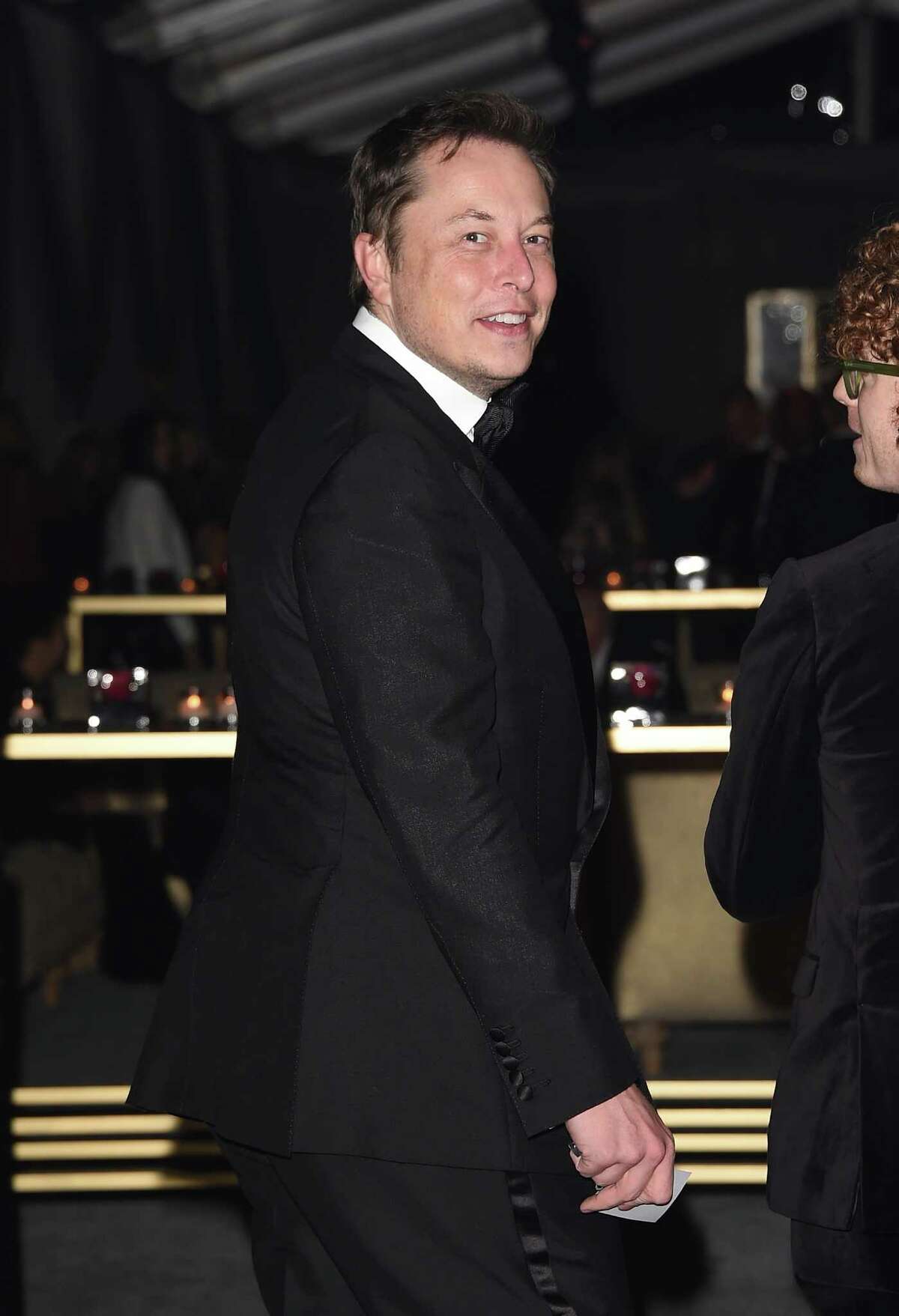 BEVERLY HILLS, CA - DECEMBER 11: Tesla Motor Company and Solar City CEO Elon Musk attends Rihanna's First Annual Diamond Ball at The Vineyard on December 11, 2014 in Beverly Hills, California. (Photo by Jason Merritt/Getty Images)
