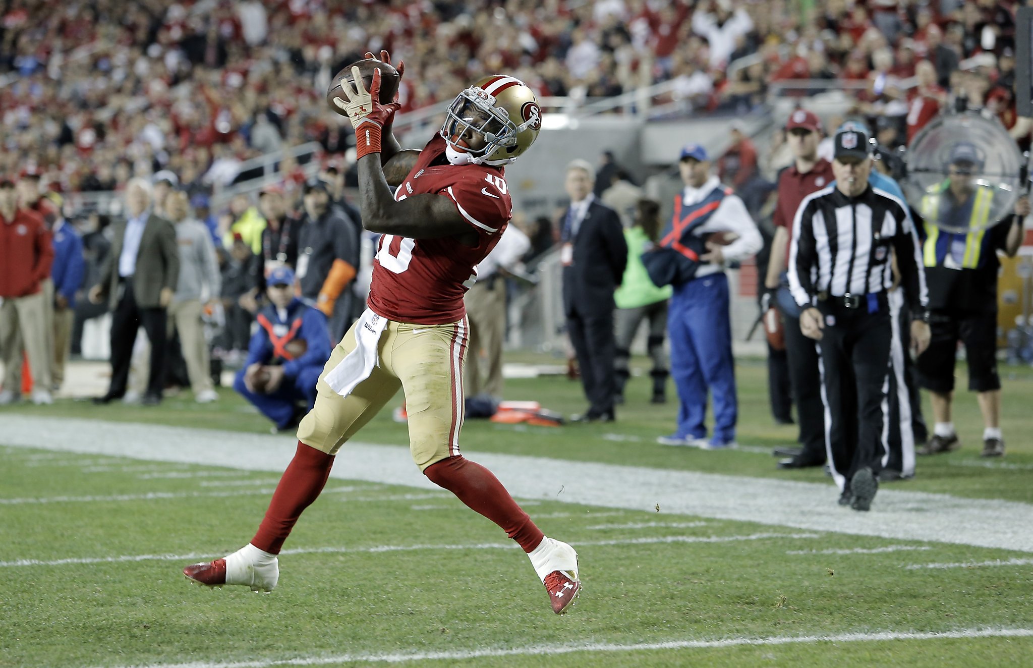 49ers’ No. 3 receiver job is wide open