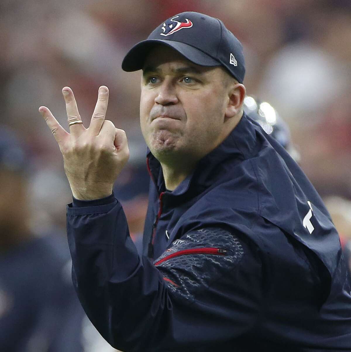 Houston Texans head coach Bill O'Brien watches play from the sideline in  the first half of a preseason NFL football game against the Dallas Cowboys  in Arlington, Texas, Saturday, Aug. 24, 2019. (