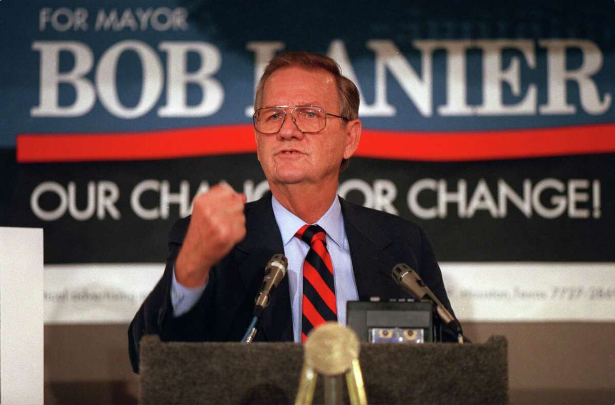 Bob Lanier announced he would run for mayor at the Hyatt Regency Magnolia Room on July 6, 1991.