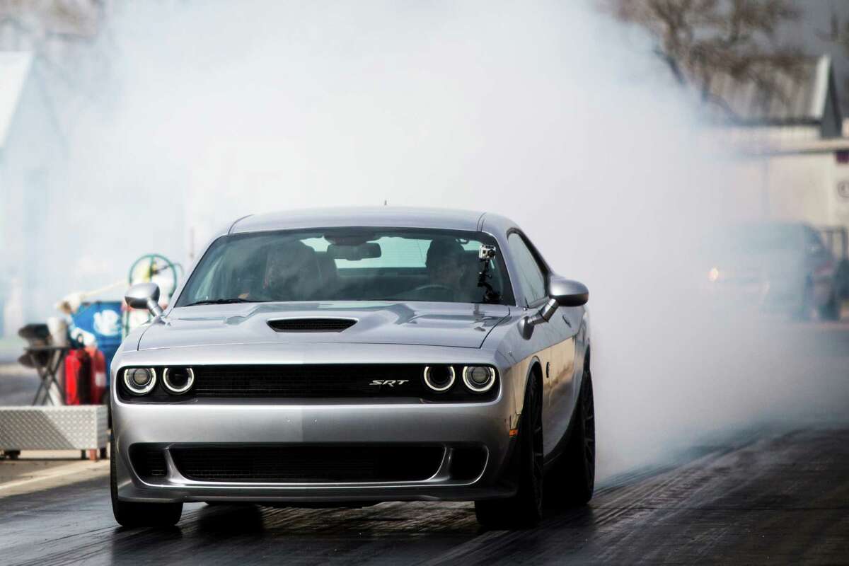 A 2015 Dodge Challenger SRT Hellcat is been tested at the Hennessey Performance raceway. The Hellcat has 707 horse power but is also equipped with the features of comfort and luxury for a daily use. Wednesday, December 18, 2014, in Sealy.