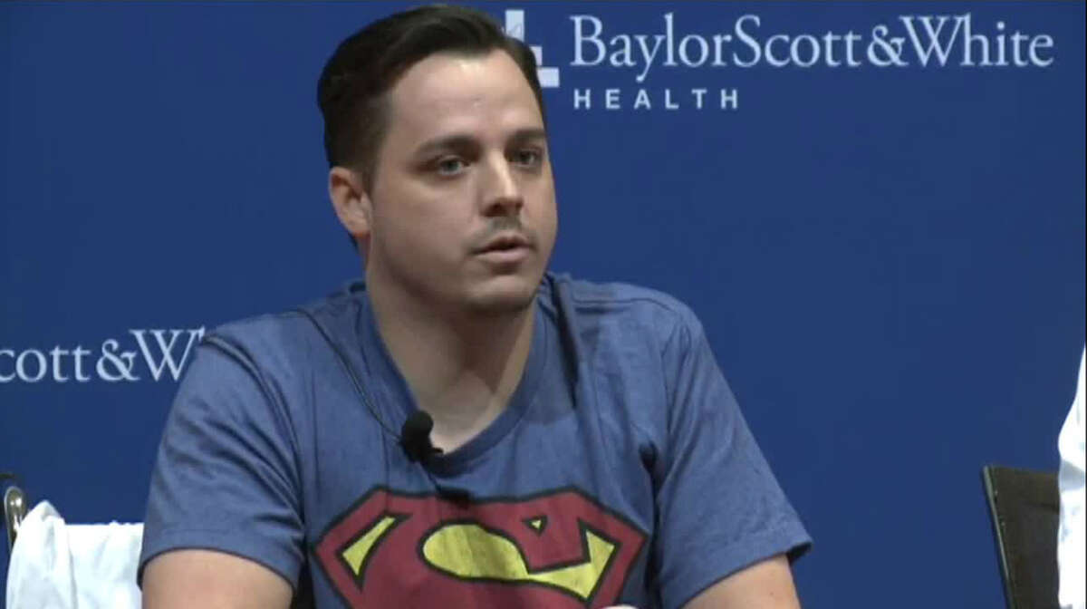 Patrick Crawford, the Central Texas meteorologist who was shot last week outside of his TV station, told reporters Monday that he is "slowly getting better" during a press conference at the hospital in Temple where he's receiving care.