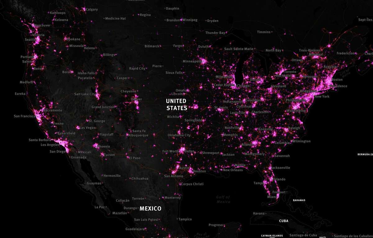 Beautiful map shows most used San Antonio running, biking routes