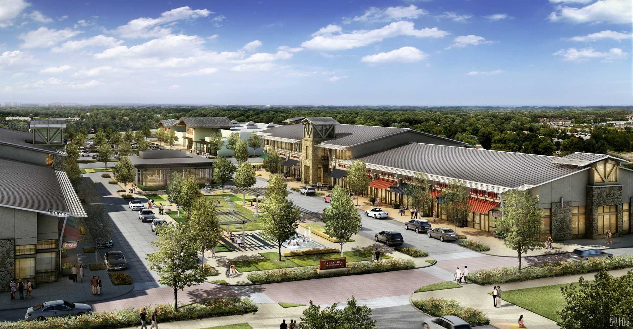 Retail Center In Creekside Park Continues To Develop