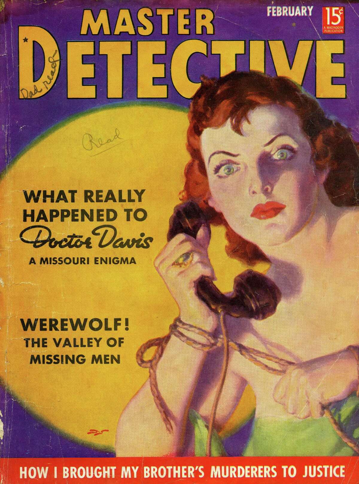 Detective magazines from the 1930s and 1940s