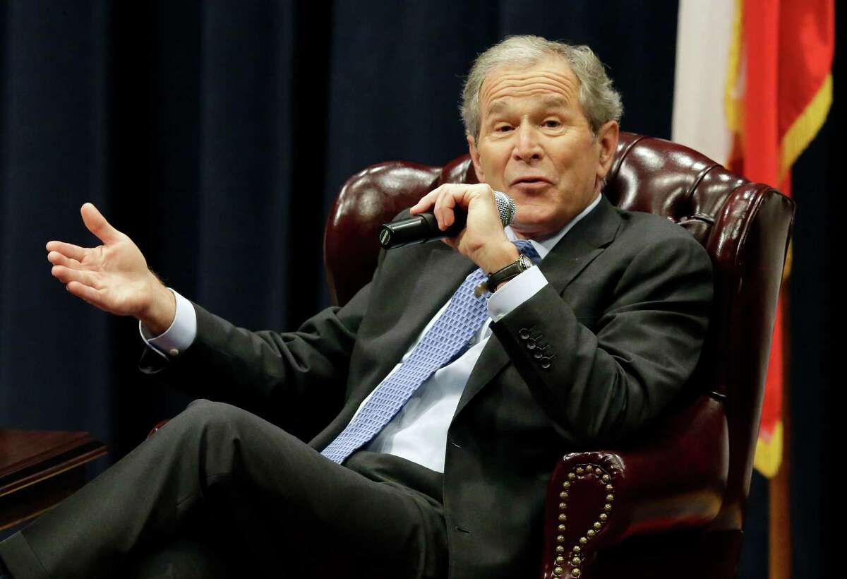 Former President George W. Bush has declined to criticize President Barack Obama, choosing to honor the presidency rather than demean the current occupant.