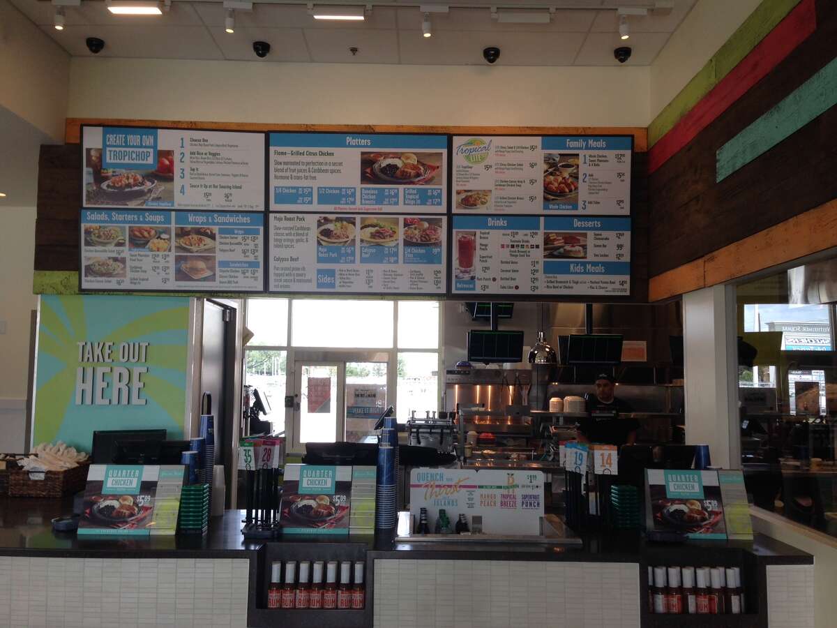 Pollo Tropical has opened it third local restaurant at 6522 Westheimer at Hillcroft.