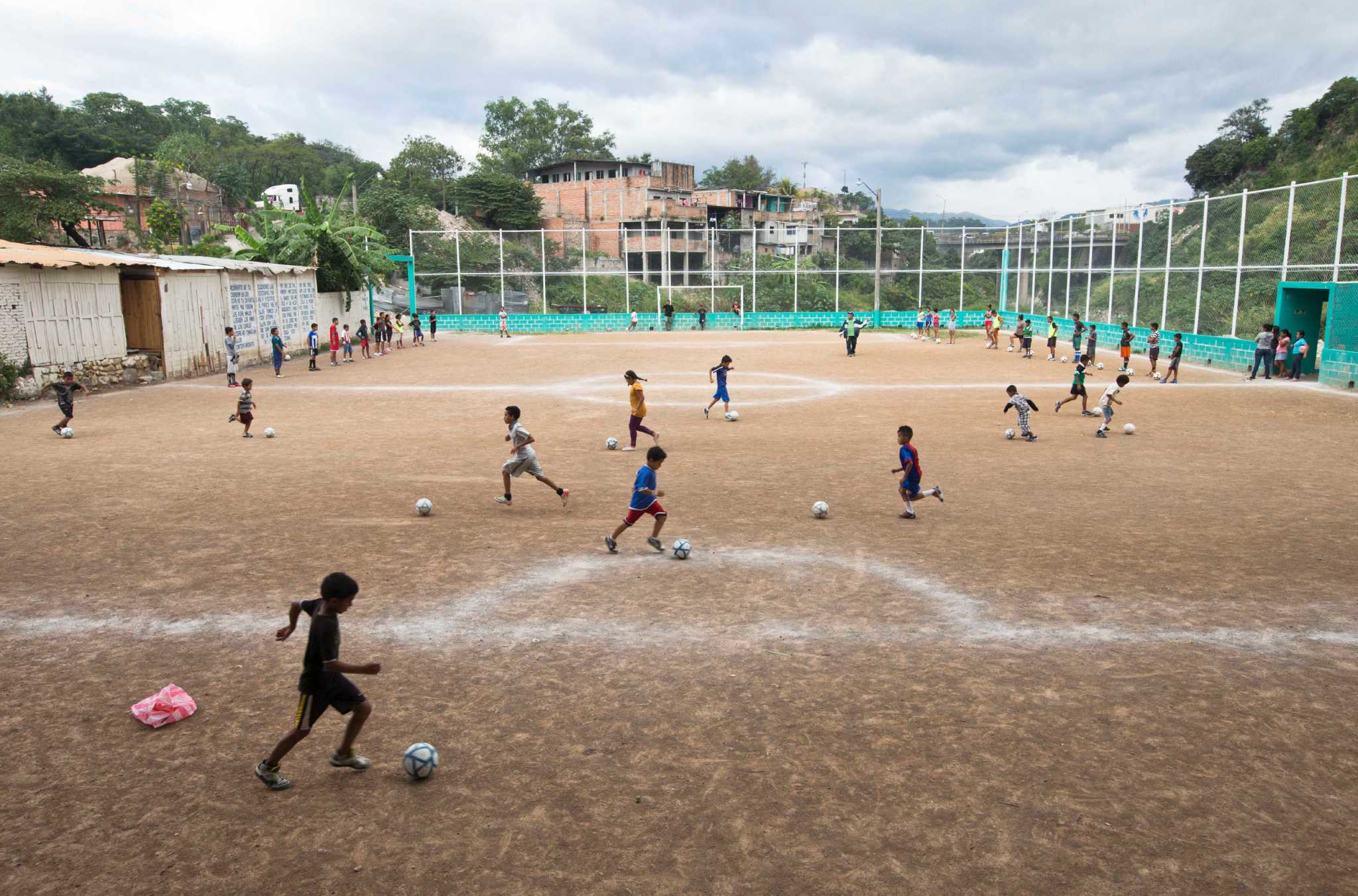 Honduras kids see better life on soccer field