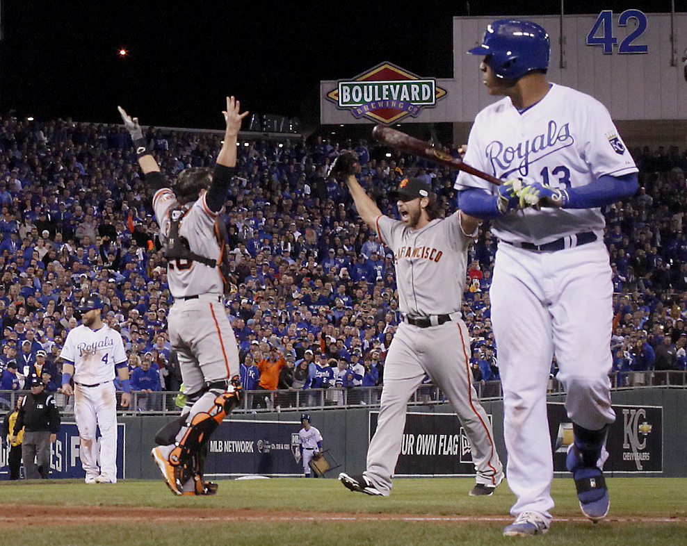 No. 1 play of 2014: World Series final out