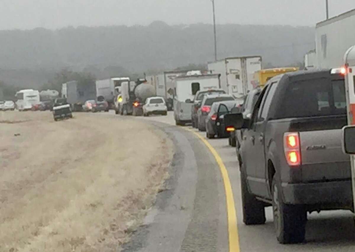 'Treacherous' road conditions in Hill Country and West Texas cause