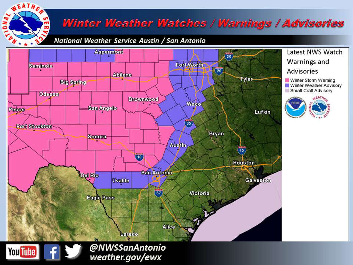 'treacherous' Road Conditions In Hill Country And West Texas Cause 