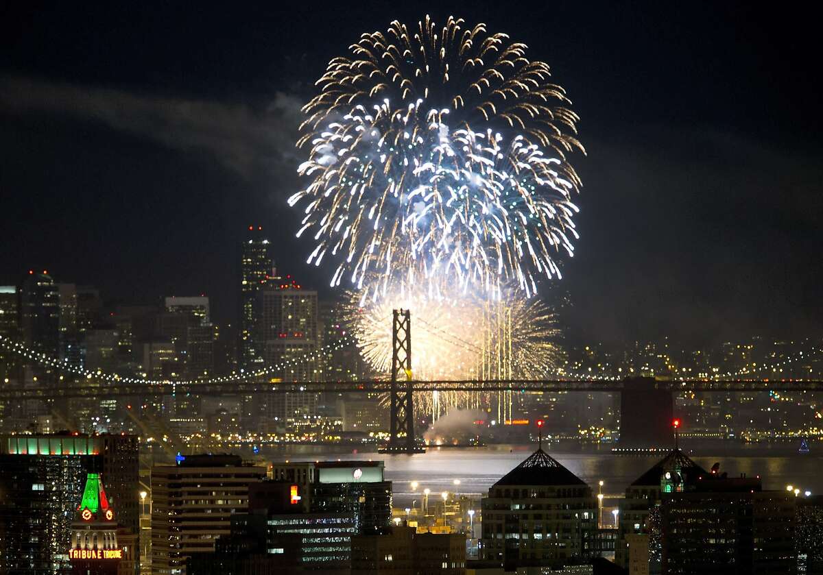 Crowds in S.F., Oakland brave cold for New Year's Eve celebration