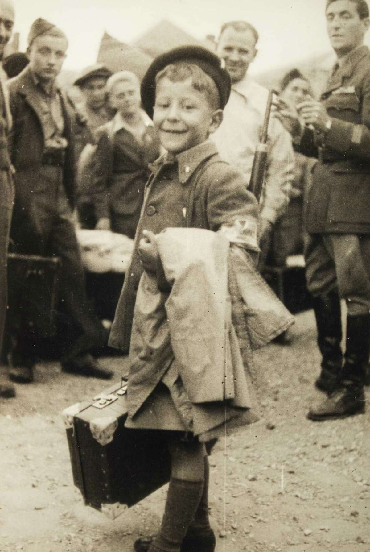 Israel Meir Lau, future Ashkenazic chief rabbi of Israel, one of the boys who was liberated from Buchenwald in 1945.