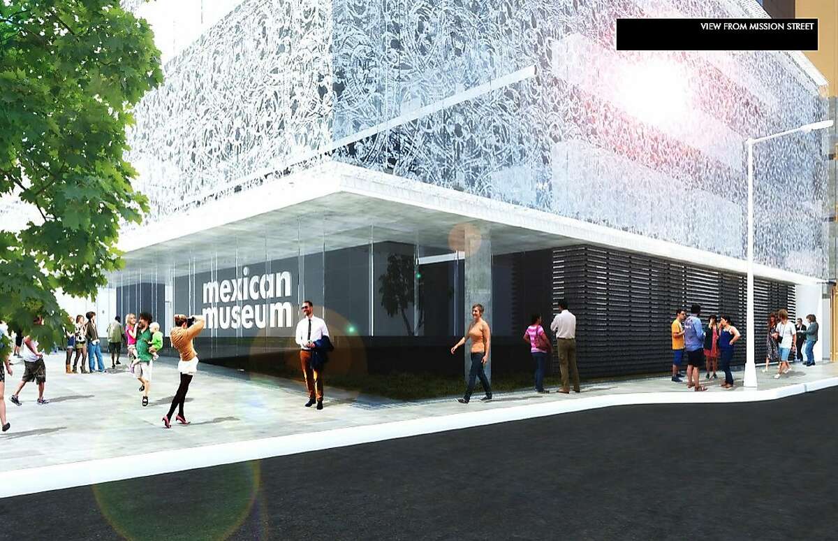 These renderings show the planned new 54,000-square-foot Mexican Museum at Jessie Square, scheduled to open in 2018. Courtesy of TEN Arquitectos and the Mexican Museum.