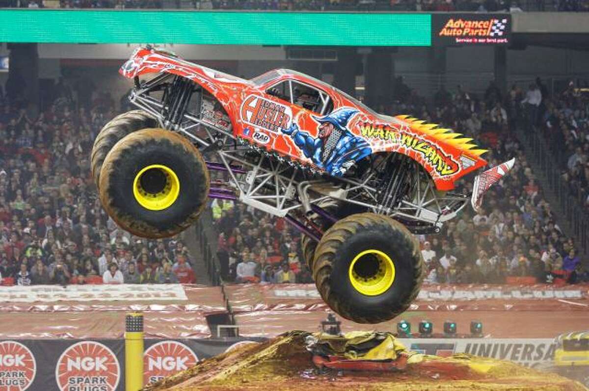 Monster trucks invade NRG Stadium for the next month