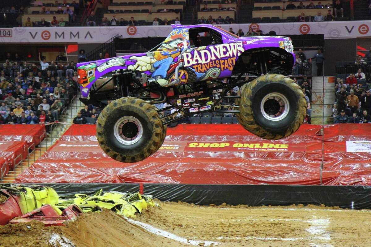 Monster trucks invade NRG Stadium for the next month