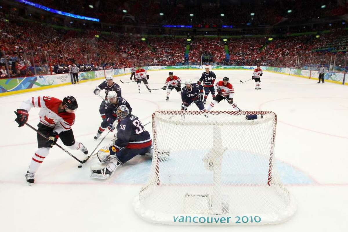 Slideshow: The U.S. takes on Canada for the gold medal in hockey