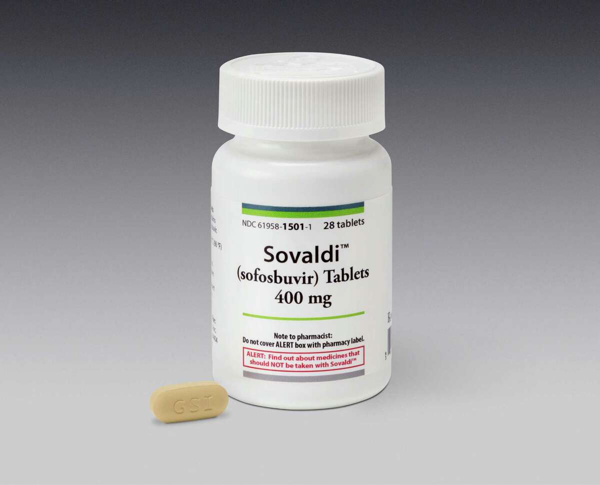 An undated handout photo of Sovaldi, a hepatitis C treatment made by Gilead Sciences that typically costs $84,000 and cures around 90 percent of patients who take it. A Washington advocacy effort has sprung up overnight, largely devoted to objecting to the cost of the medication, and members of Congress have started a joint investigation into how Gilead Sciences settled on its price. (Handout via The New York Times) -- NO SALES; FOR EDITORIAL USE ONLY WITH STORY SLUGGED HEPATITIS C DRUG PRICE ADV03 BY MARGOT SANGER-KATZ. ALL OTHER USE PROHIBITED. -- PHOTO MOVED IN ADVANCE AND NOT FOR USE - ONLINE OR IN PRINT - BEFORE AUG. 3, 2014.
