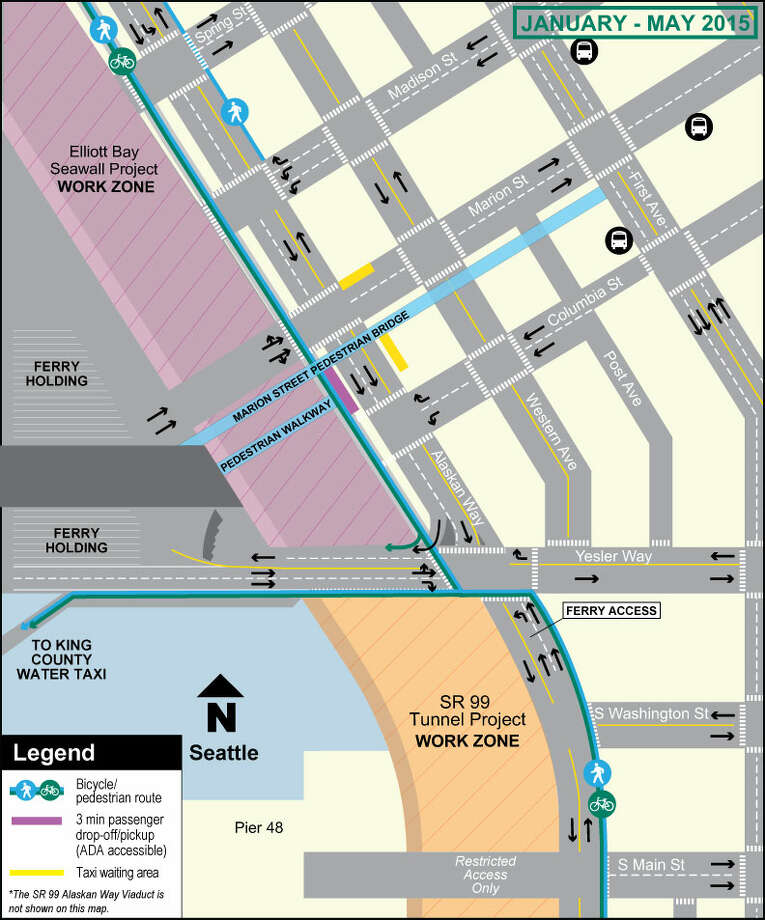 Changes coming to ferry terminal access - seattlepi.com