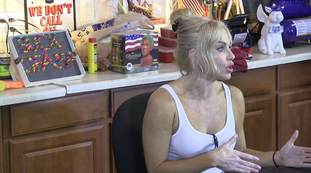Angela Box appears on a Nov. 6, 2014 episode of Tommy's Garage, a conservative Youtube show.
