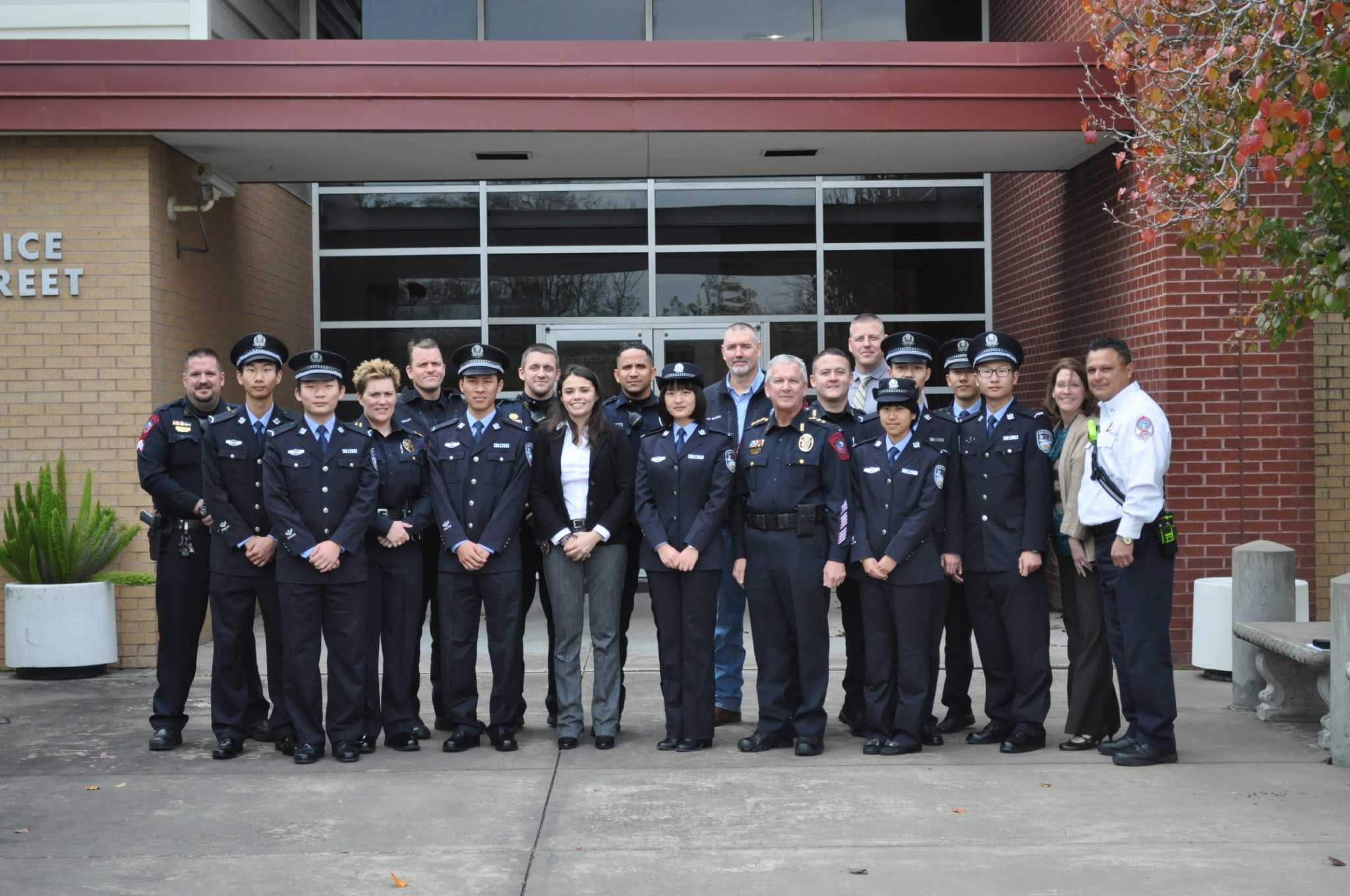 Rosenberg Police Department hosts Chinese cadets