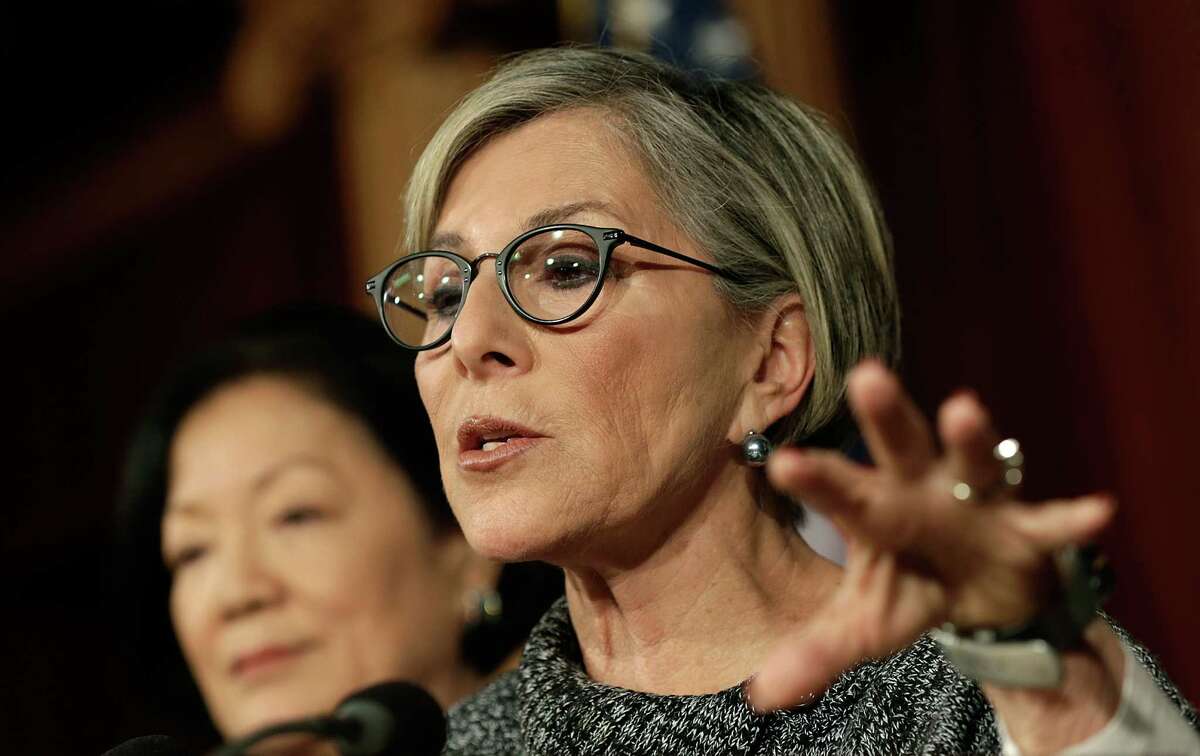 Sen. Barbara Boxer revealed the news in an interview conducted by her grandson, 19.