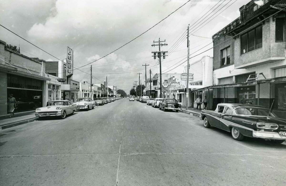 Downtown Humble, 1960.