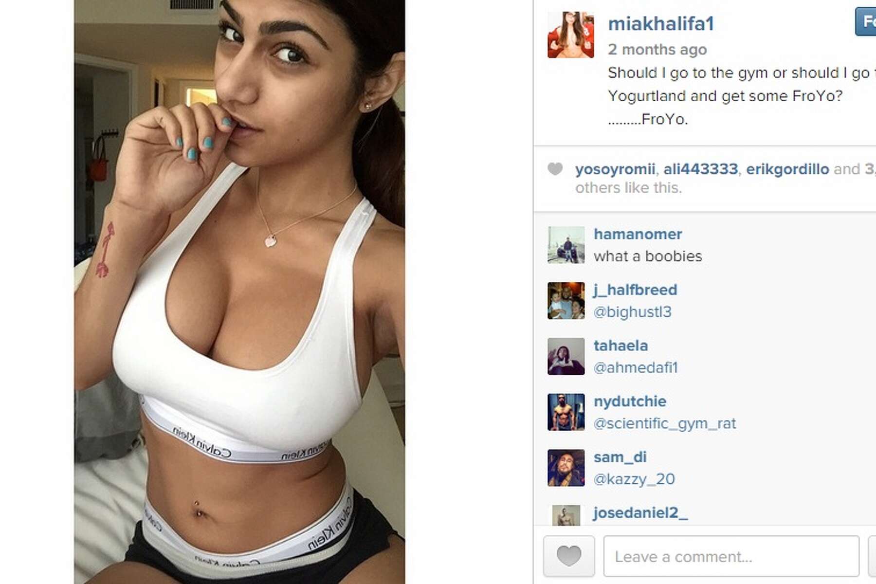 Porn star Mia Khalifa has the hots for Texas Tech football coach Kliff King...