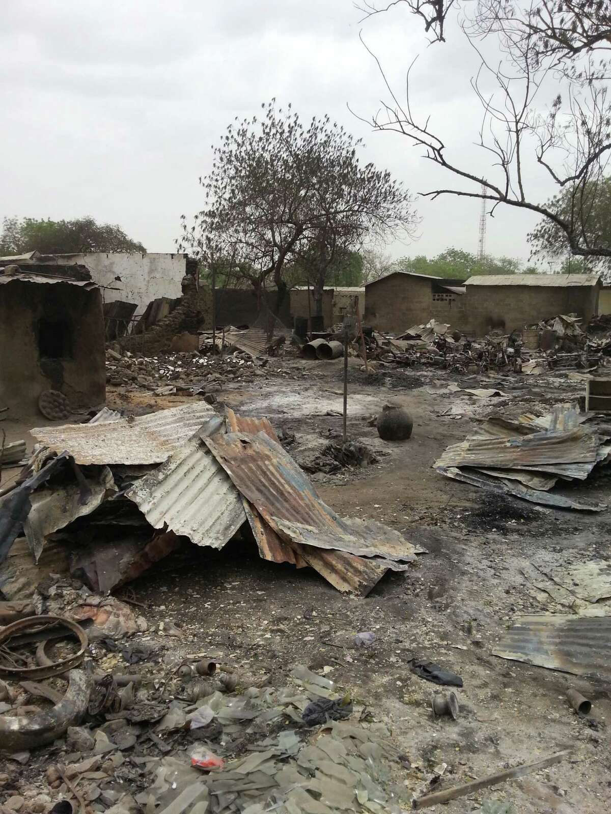 The village of Baga was heavily damaged in an April 2013 attack, as seen above. Reports of new attacks include heavy loss of life.