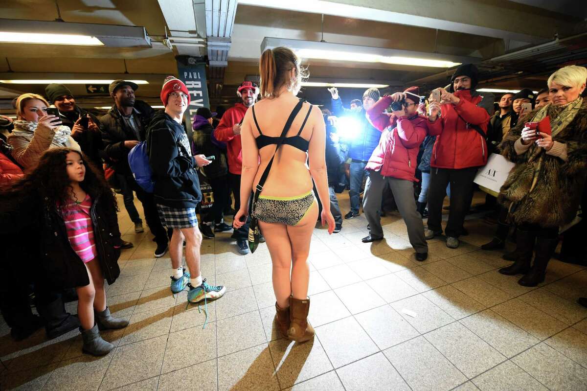 Past photos It's 'No pants light rail ride' day in Seattle