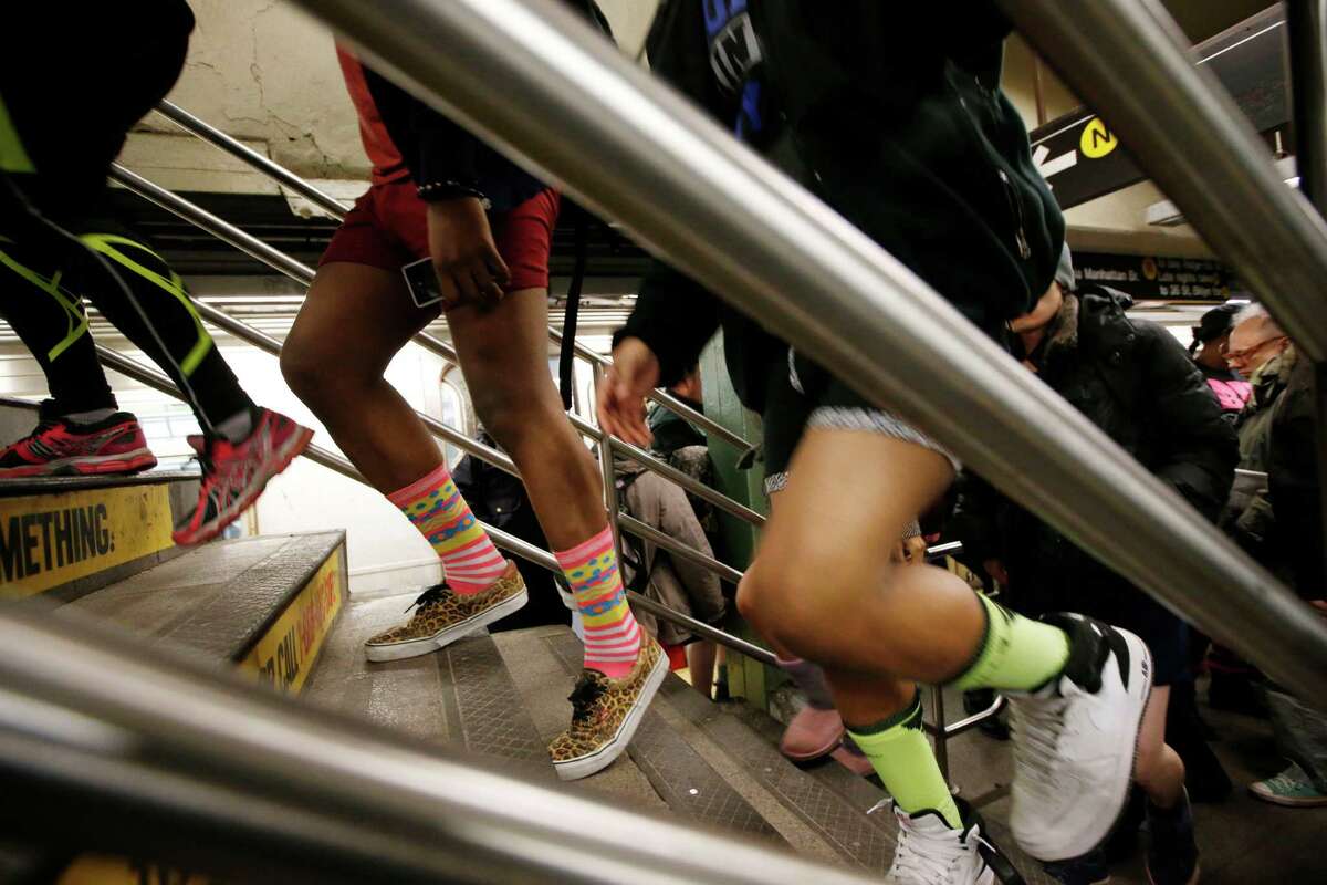 Photos No Pants Subway Ride