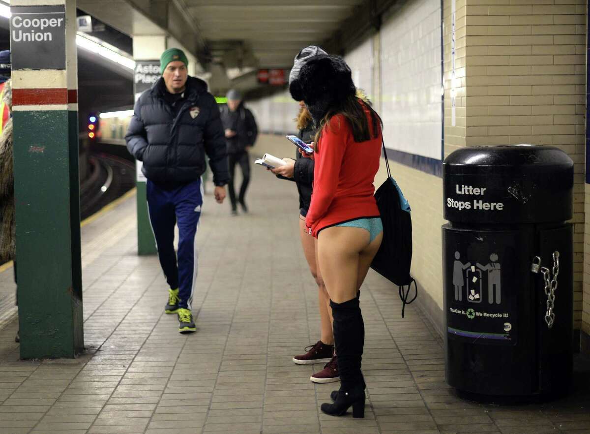 Photos No Pants Subway Ride