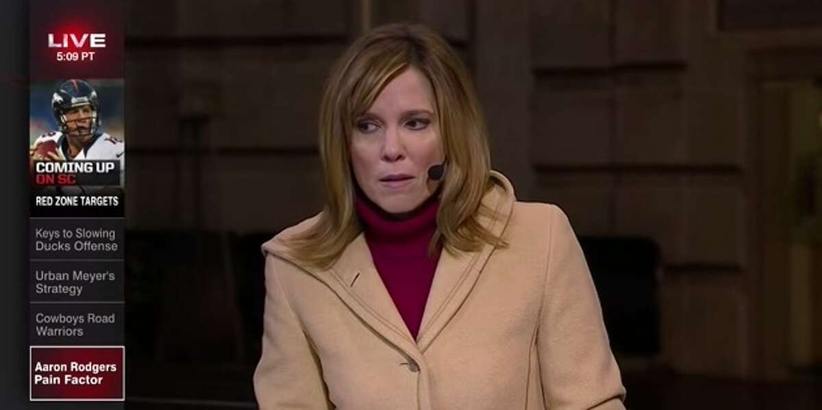 ESPN anchor stiff arms makeup artist on air to ‘protect her’