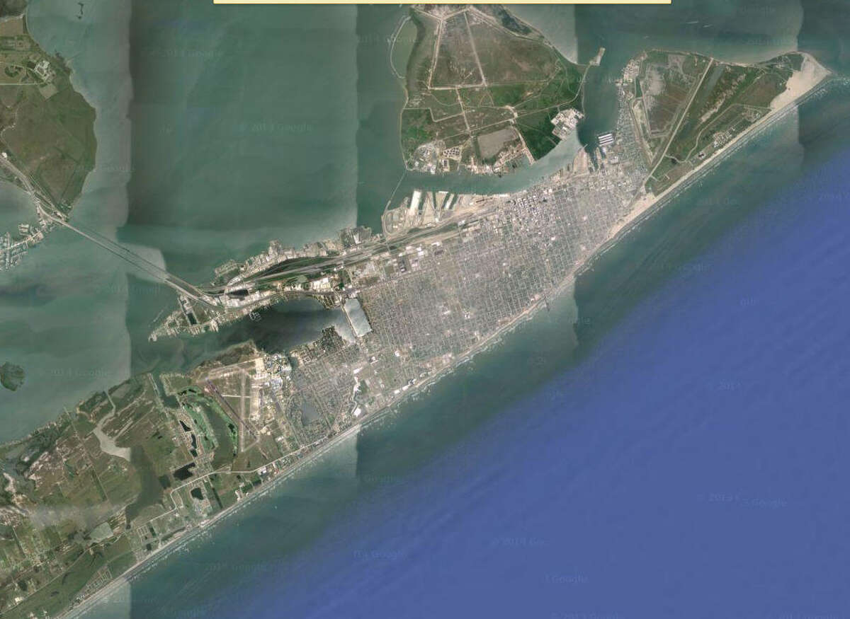 Looking at historical maps of Houston, Galveston