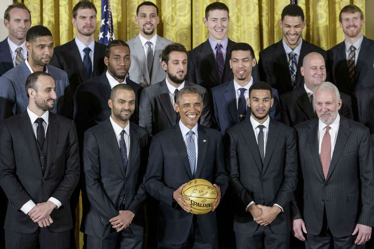 Spurs meet Obama in the White House