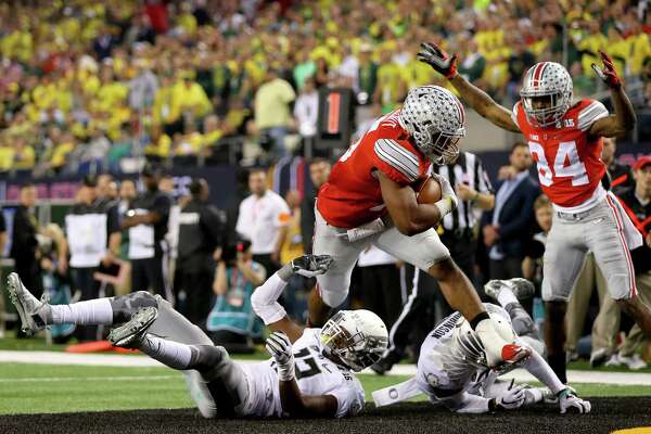 Ohio State Overpowers Oregon For National Title Sfchronicle Com