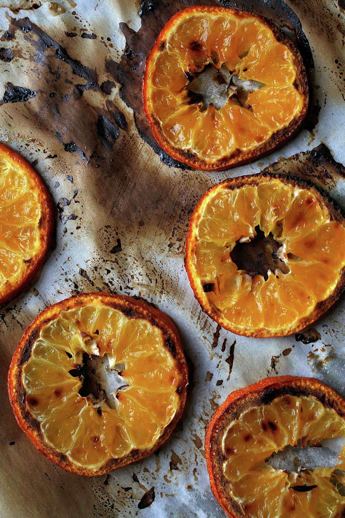 drying clementine slices