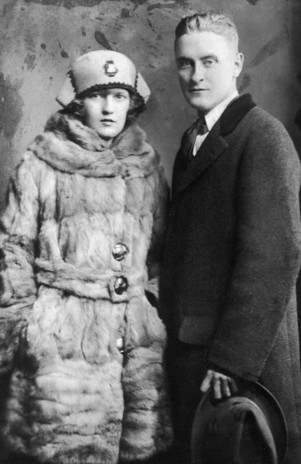 American author F. Scott Fitzgerald and his wife Zelda in 1921.