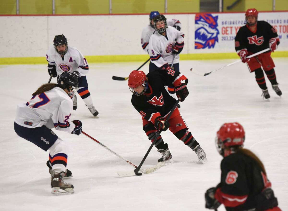 Historic win for Stamford-Westhill-Staples girls hockey over New Canaan