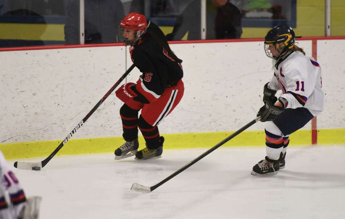 Historic win for Stamford-Westhill-Staples girls hockey over New Canaan