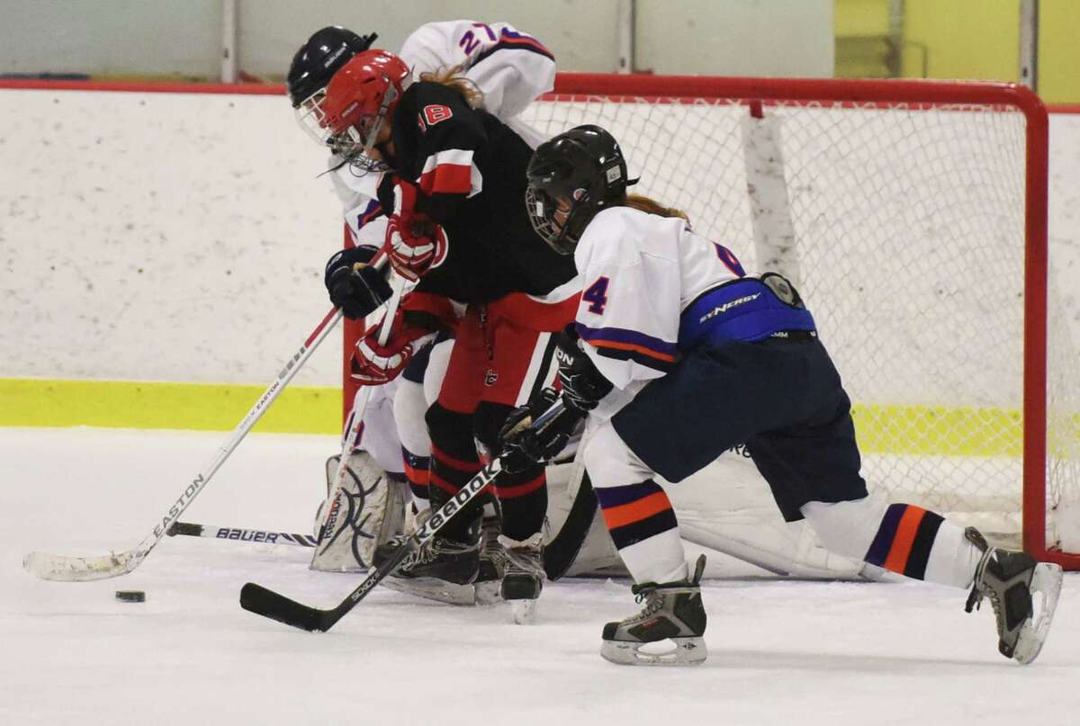 Historic win for Stamford-Westhill-Staples girls hockey over New Canaan