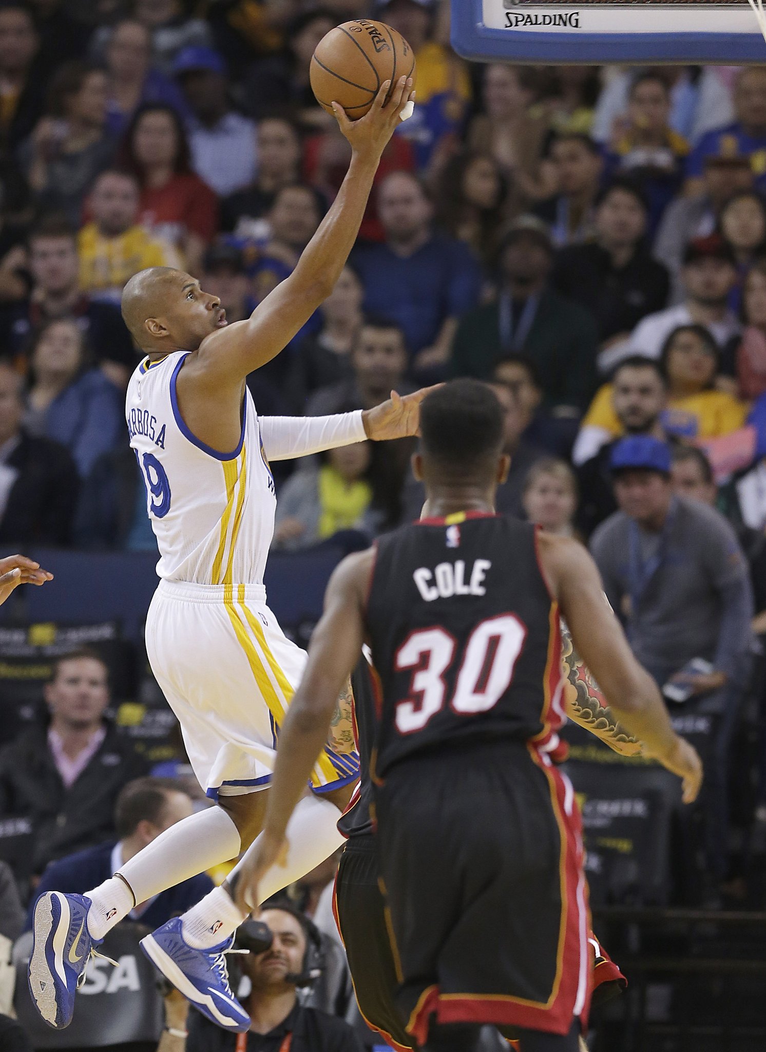 Golden State Warriors miss Phoenix Suns reserve Leandro Barbosa