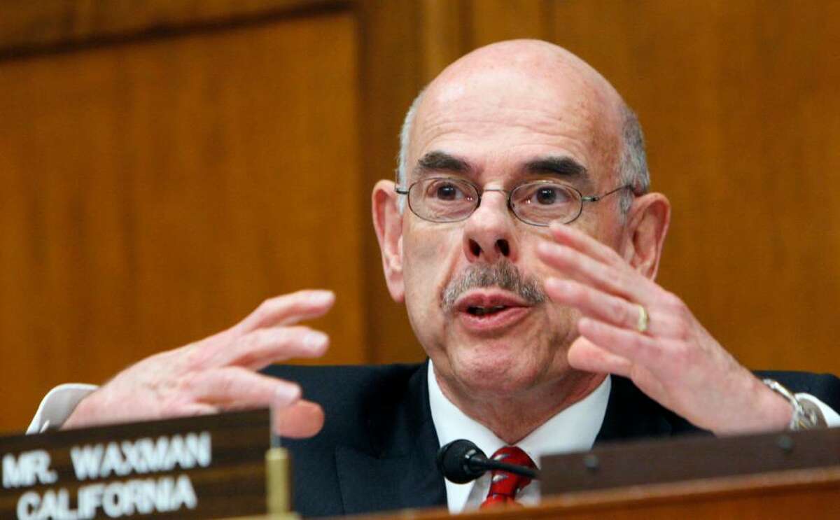 AP file photo of Rep. Henry Waxman, D-Cal., asks a question on Capitol Hill in Washington, Wednesday, Feb. 24, 2010,during the House Oversight and Investigations subcommittee hearing on "Premium Increases by Anthem Blue Cross in the Individual Health Insurance Market."