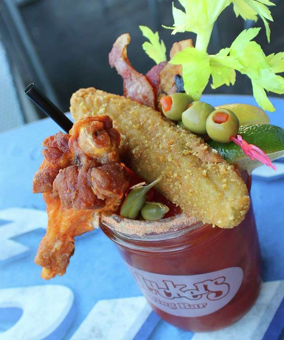 Tailgate favorites garnish Pluckers Bloody Mary