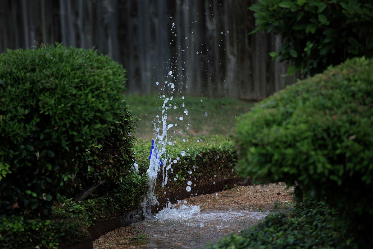 Plug leaks. Automatic irrigation systems often do their jobs — or not — when no one is looking. When a head breaks, they can spew thousands of gallons of water during a single cycle.